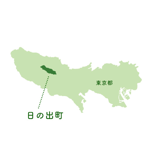 日の出町の地図